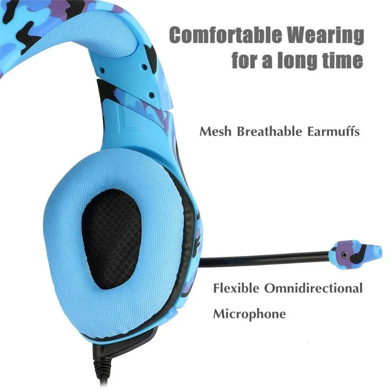 PS4 Camouflage Xbox Gaming Headset