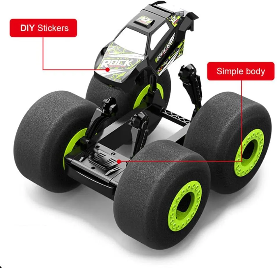 RC Beast Car, Beast car for Indoor -  Remote Control Car With Soft Wheels,Toys For Boys, Aged 5 And Up 360° Rotating Drift Racing Monster Truck For Children Kids