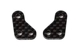 RC10B6.3 FT Steering Block Arms, HT  1, carbon fiber (ASS91902)