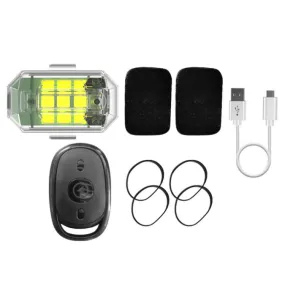 Remote Control LED Car Modified Electric Car Warning Tail Light, Specification: 1 Light 1 RC