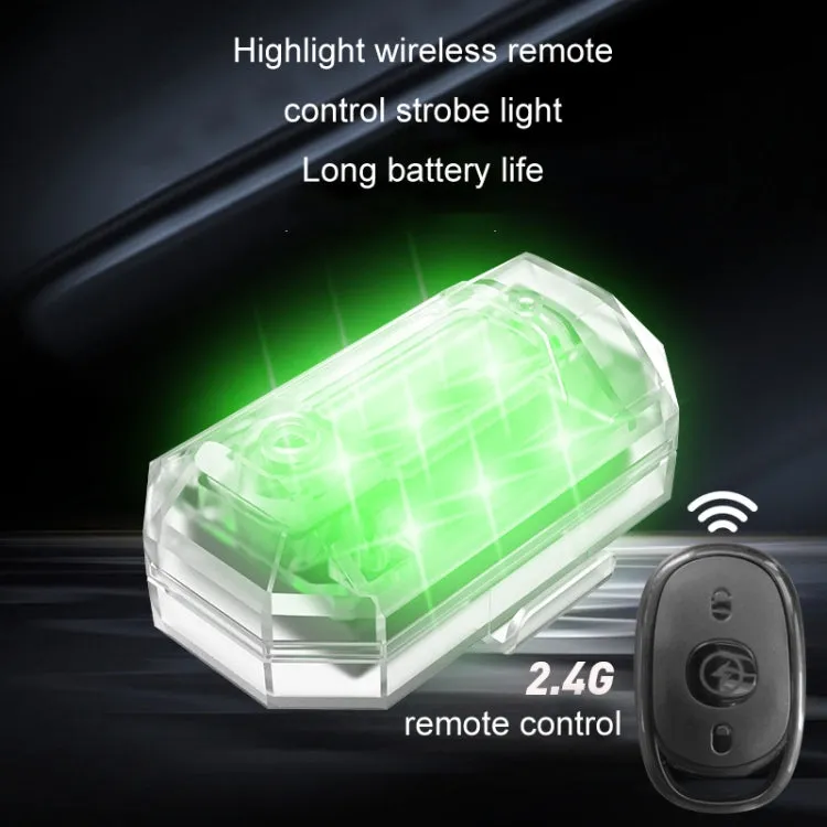 Remote Control LED Car Modified Electric Car Warning Tail Light, Specification: 1 Light 1 RC