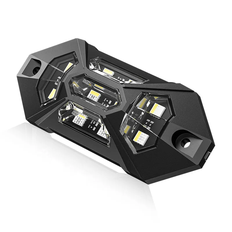 RGB-W LED Rock Lights for Trucks | Wireless Control