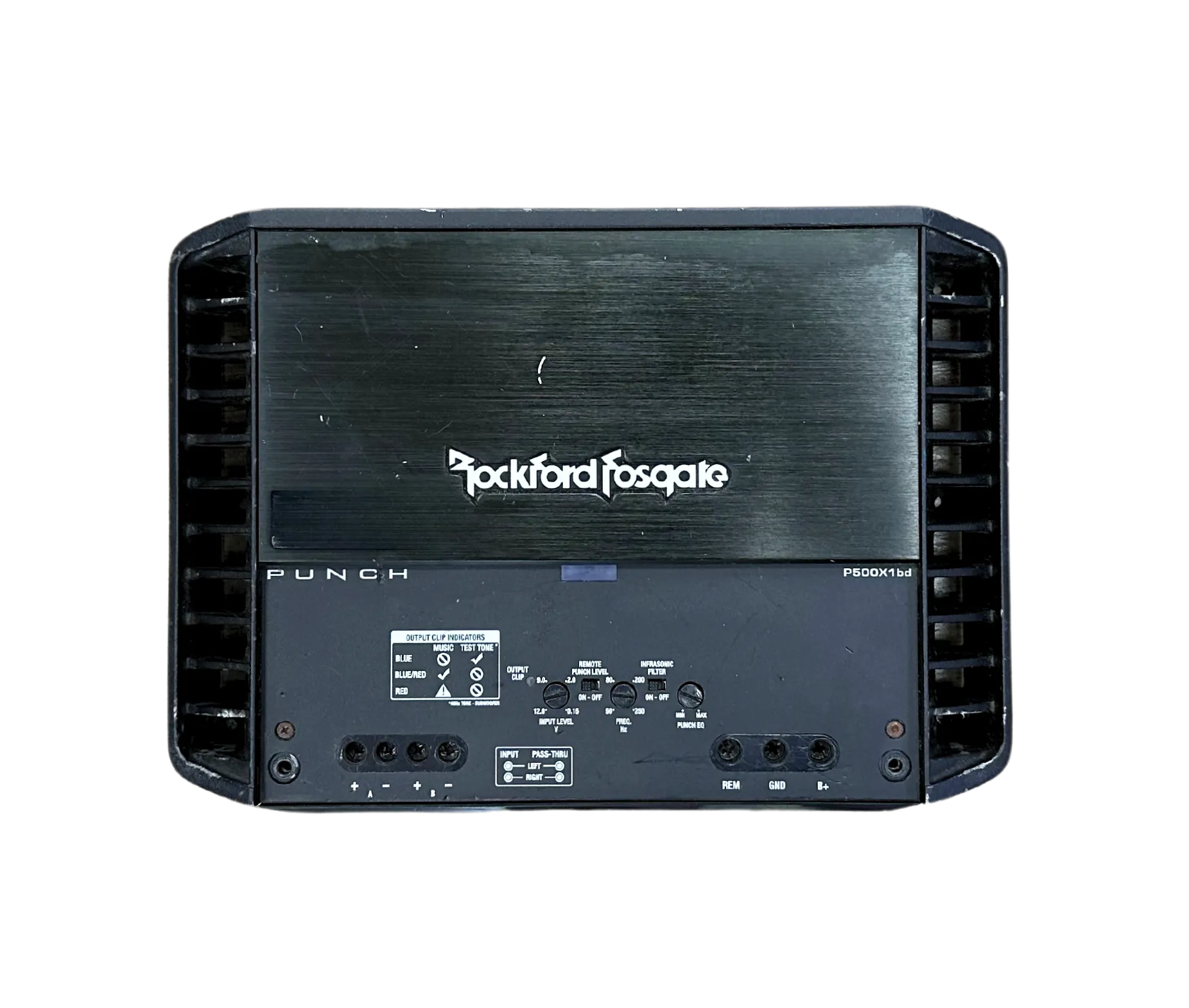 Rockford Fosgate P500X1BD Punch 500 Watt Monoblock Subwoofer Amplifier