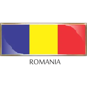 Romania  Metal Car Badge