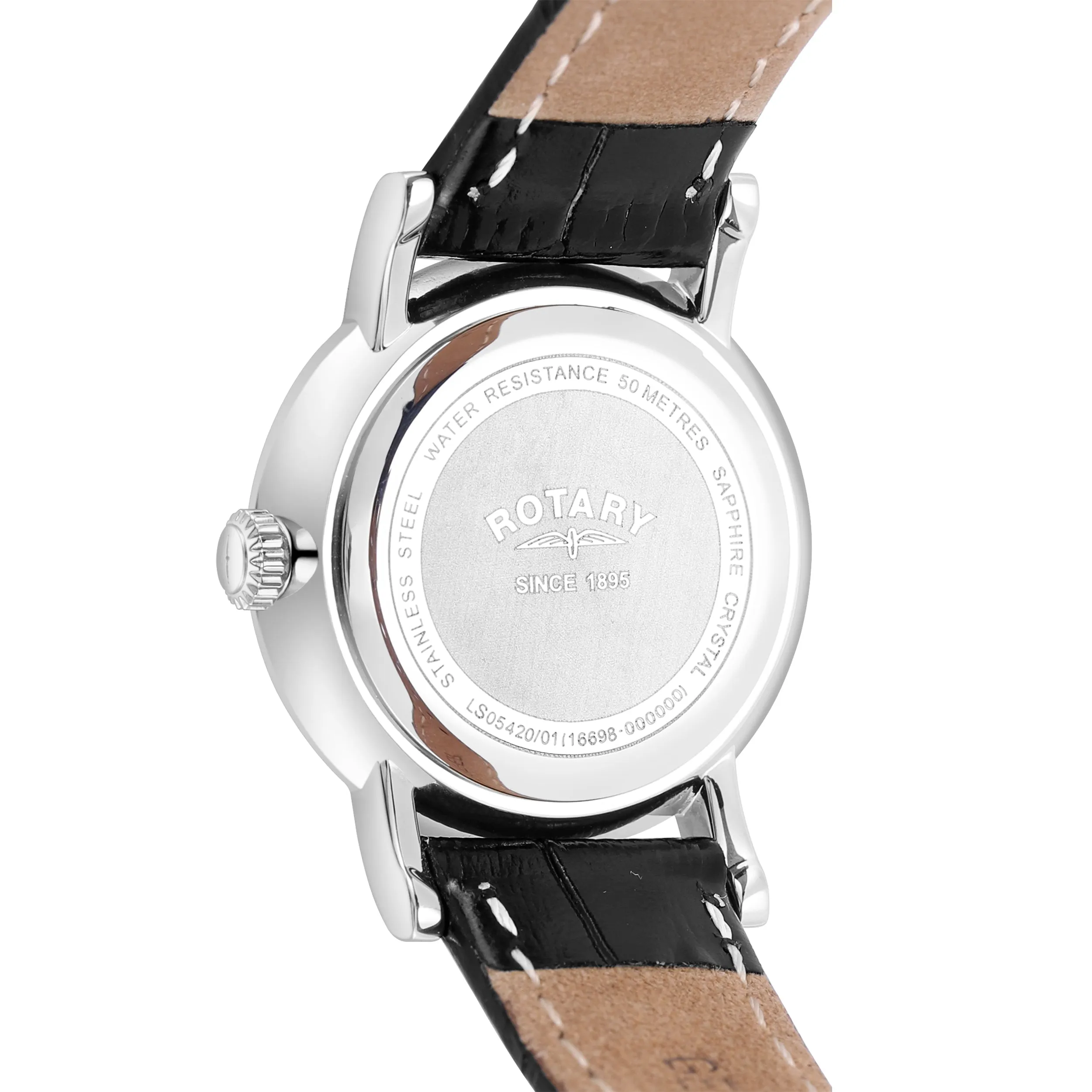 Rotary Windsor Ladies Silver Watch LS05420/01