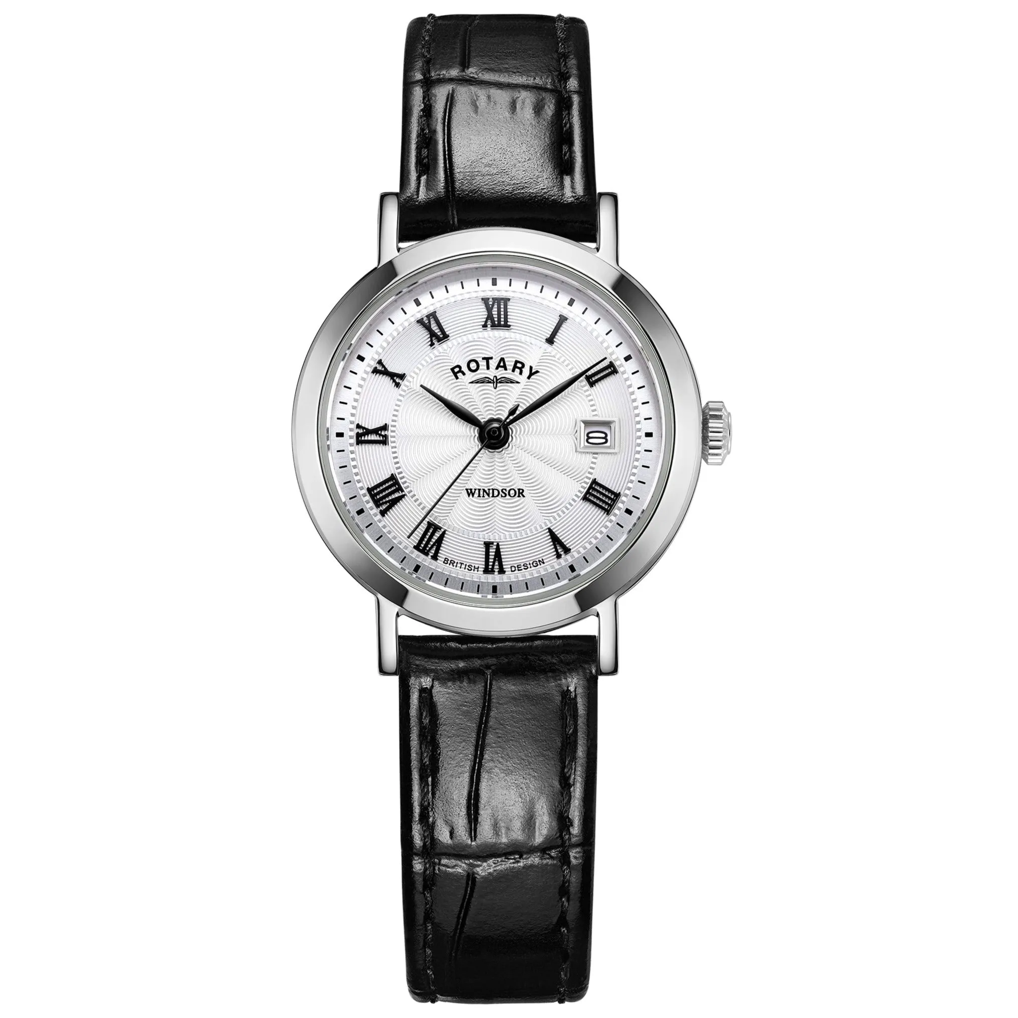 Rotary Windsor Ladies Silver Watch LS05420/01