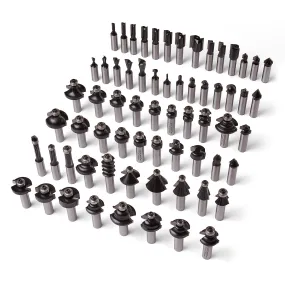 Router Bit Set - 66 Piece Multi Profile