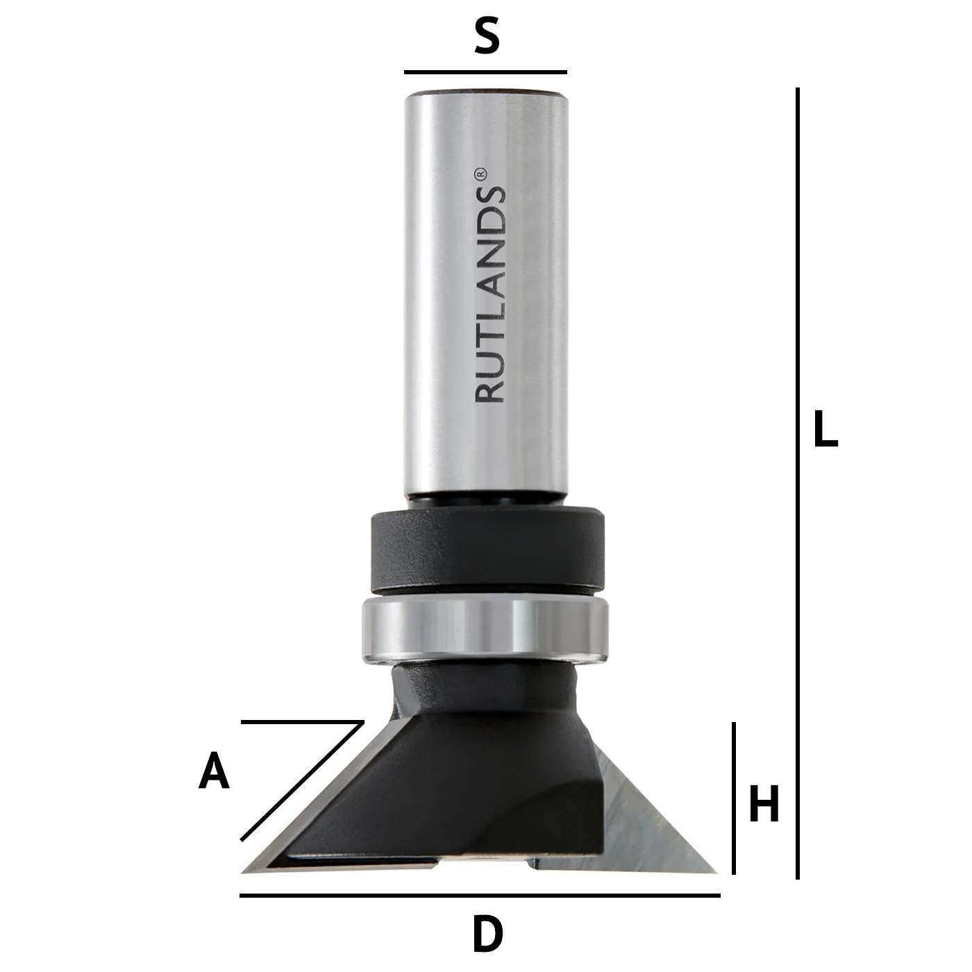 Router Bit - Undercut Chamfer