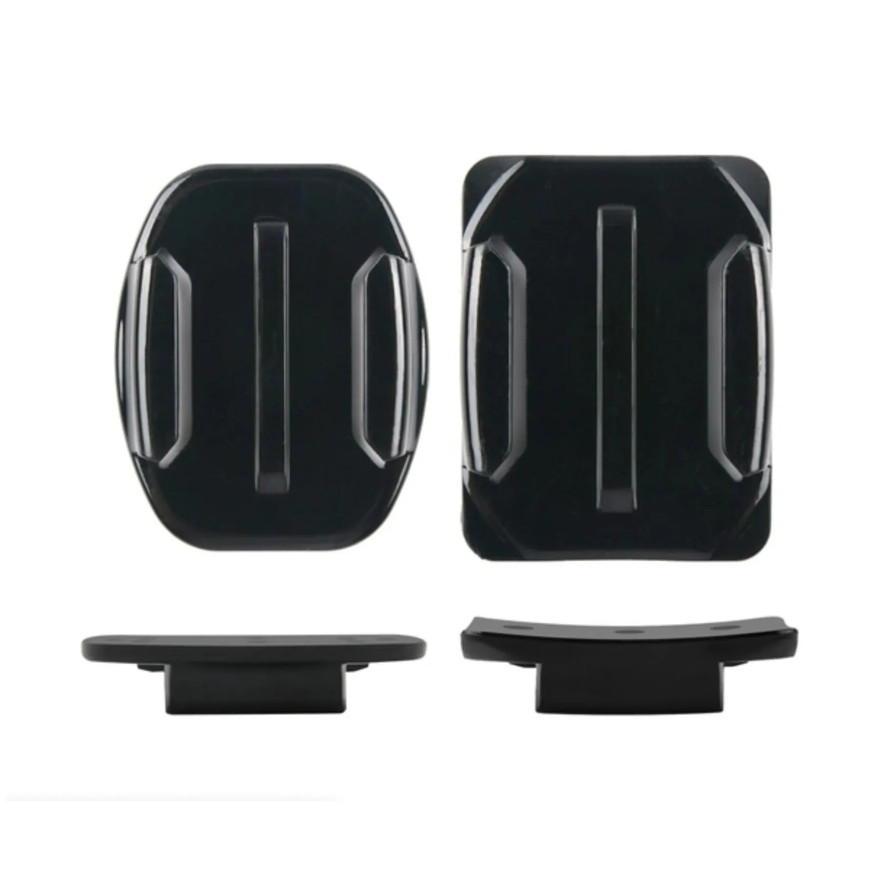 RUIGPRO 2 Curved   2 Flat Adhesive Mounts for GoPro