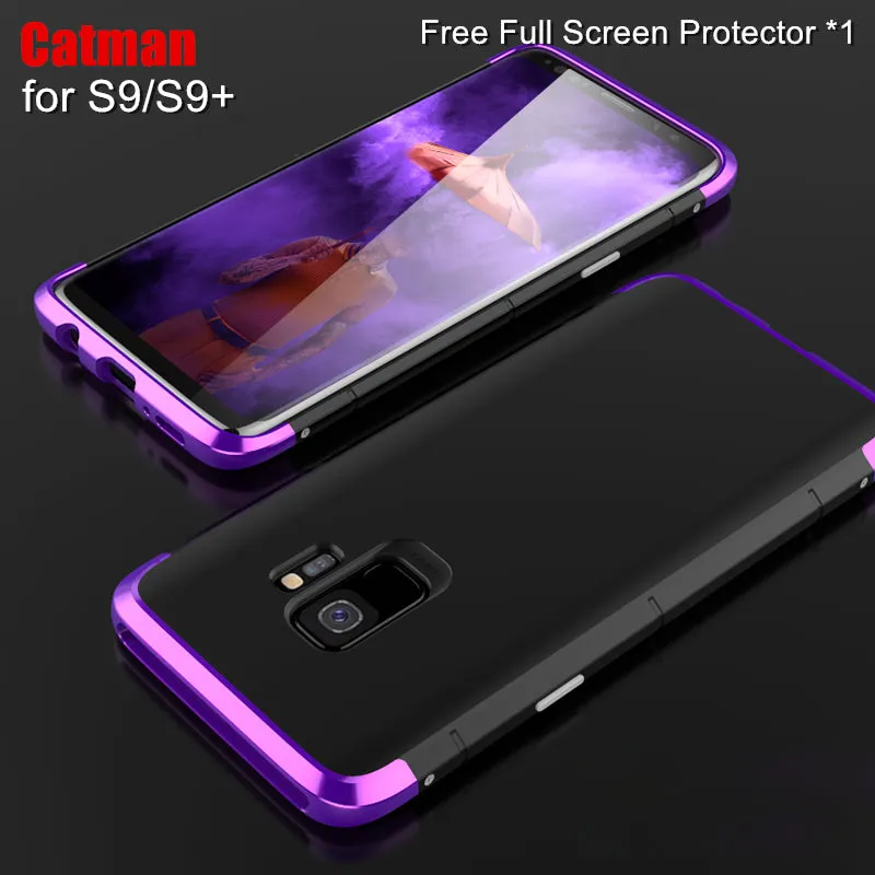 samgung galaxy s9-s9  case luxury aluminum Metal matte case