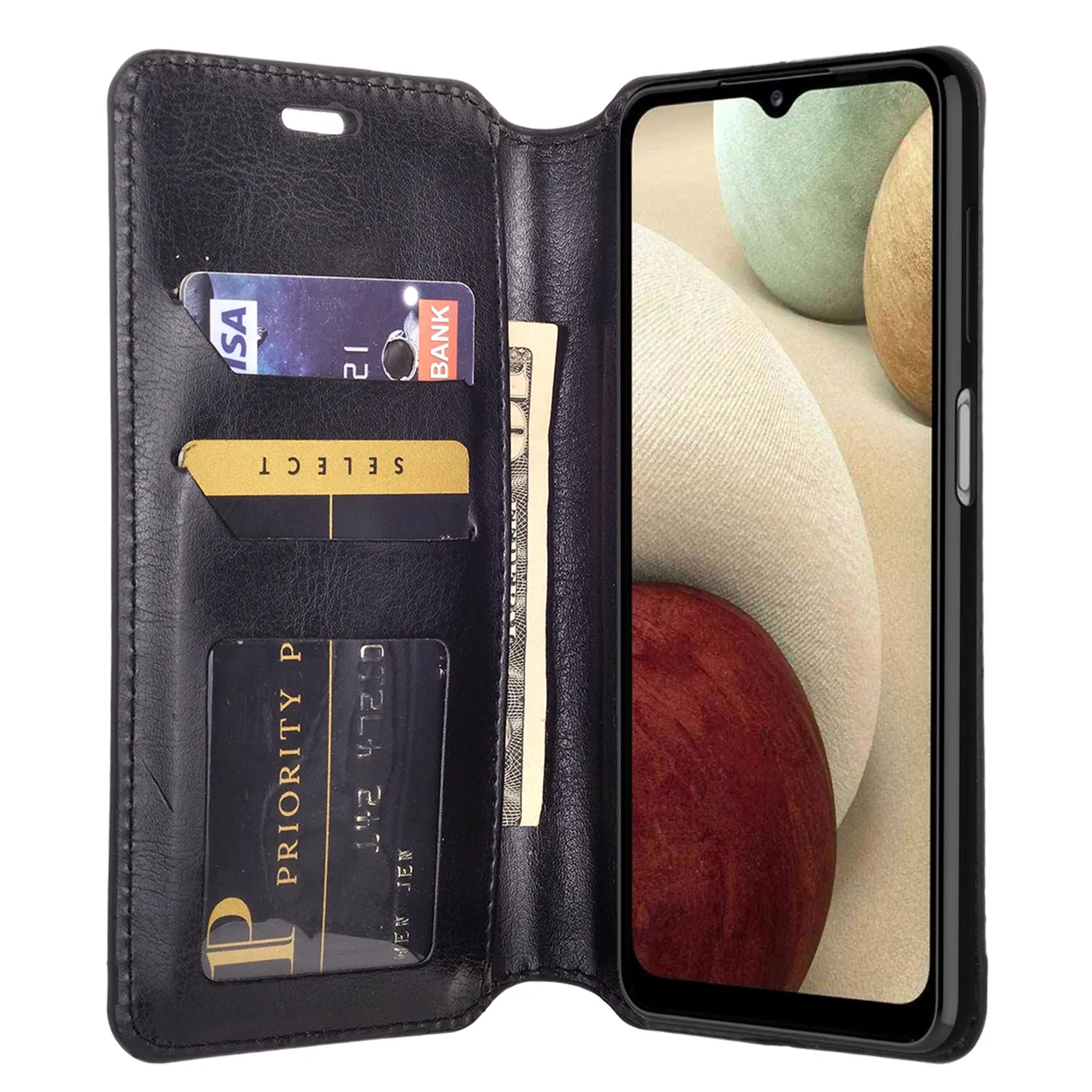 Samsung Galaxy A42 5G Case, Galaxy A42 5G Wallet Case, Pu Leather Wallet Case [Kickstand] with ID & Credit Card Slots for Galaxy A42 5G  - Black