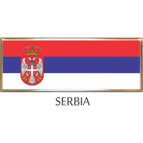 Serbia  Metal Car Badge