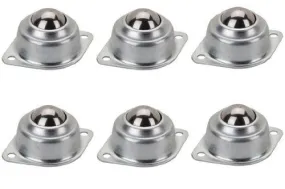 Set of 6 TruePower 5/8" Roller Ball Transfer Bearings