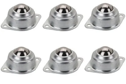 Set of 6 TruePower 5/8" Roller Ball Transfer Bearings