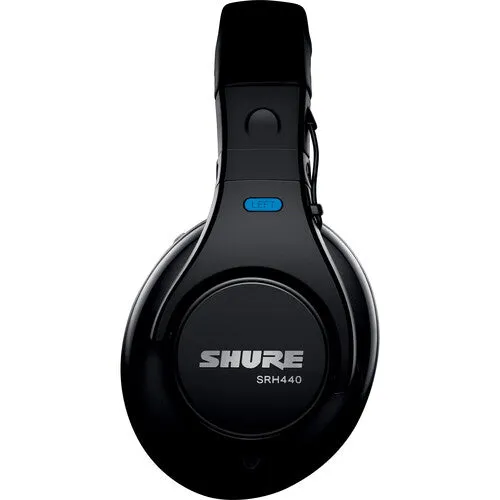 Shure SRH440 Closed-Back Over-Ear Studio Headphones