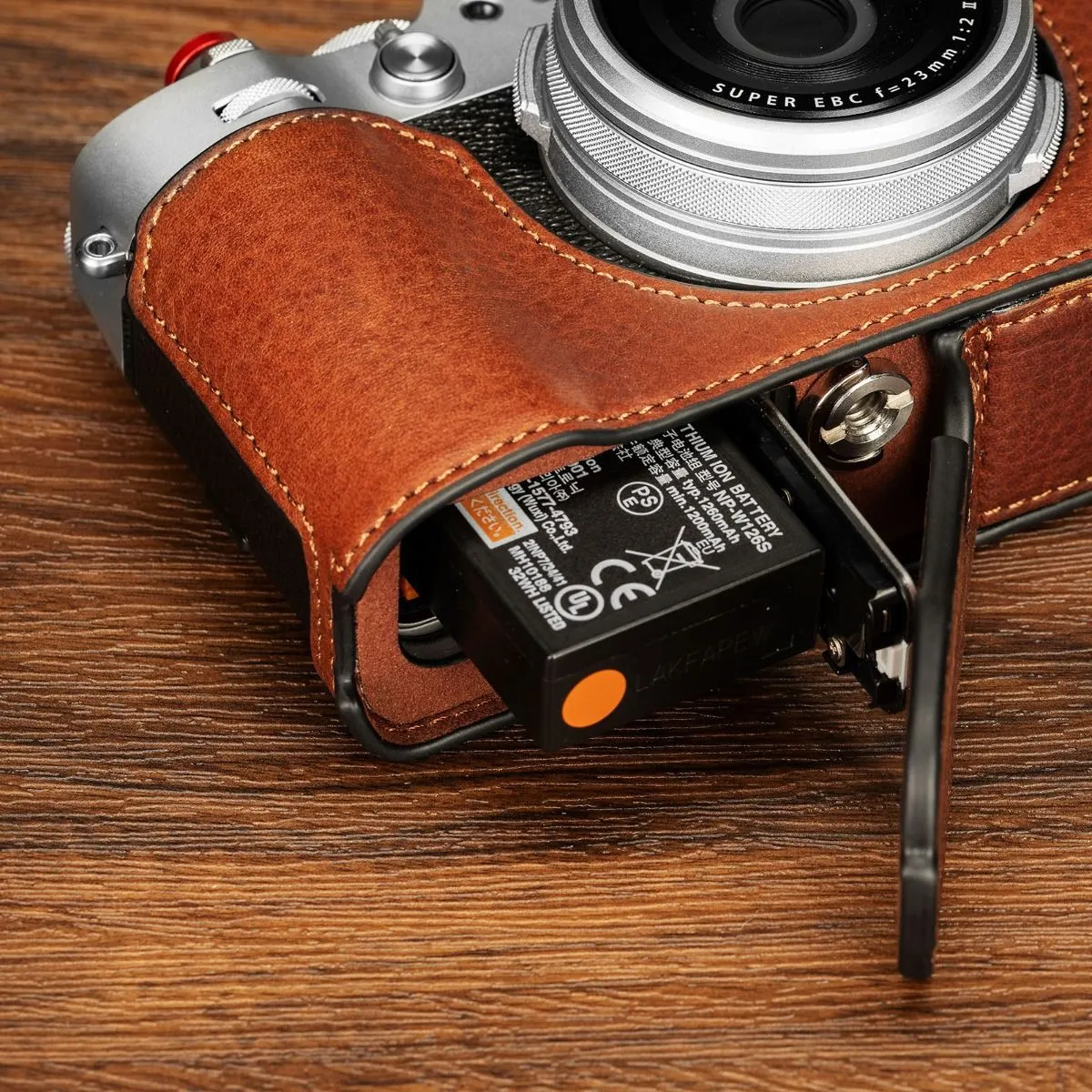 SmallRig Leather Half Case Kit for FUJIFILM X100VI (Brown) 4699