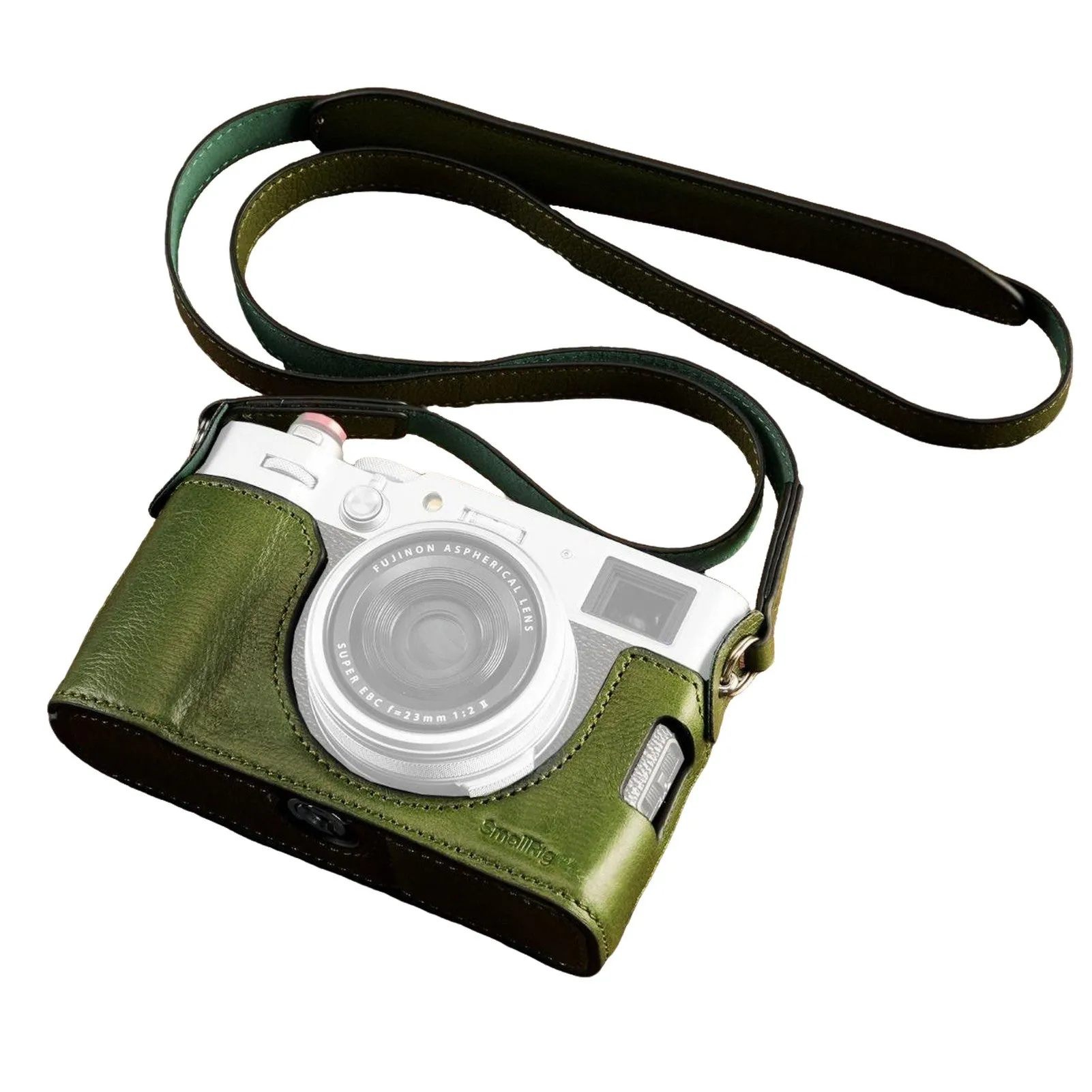 SmallRig Leather Half Case Kit for FUJIFILM X100VI (Green) 4701