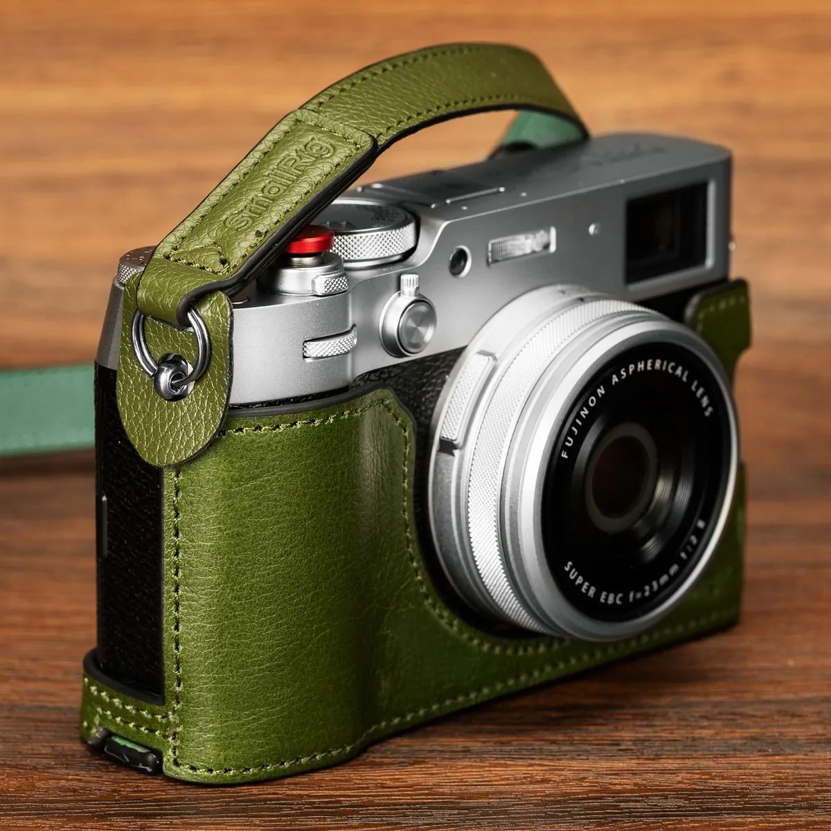 SmallRig Leather Half Case Kit for FUJIFILM X100VI (Green) 4701