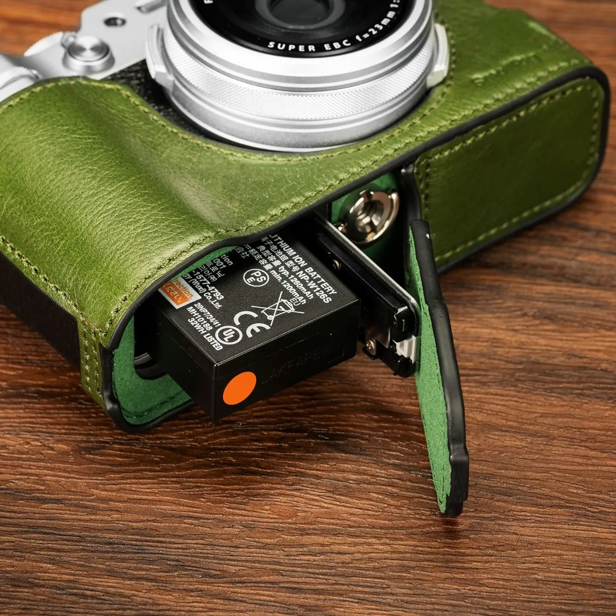 SmallRig Leather Half Case Kit for FUJIFILM X100VI (Green) 4701