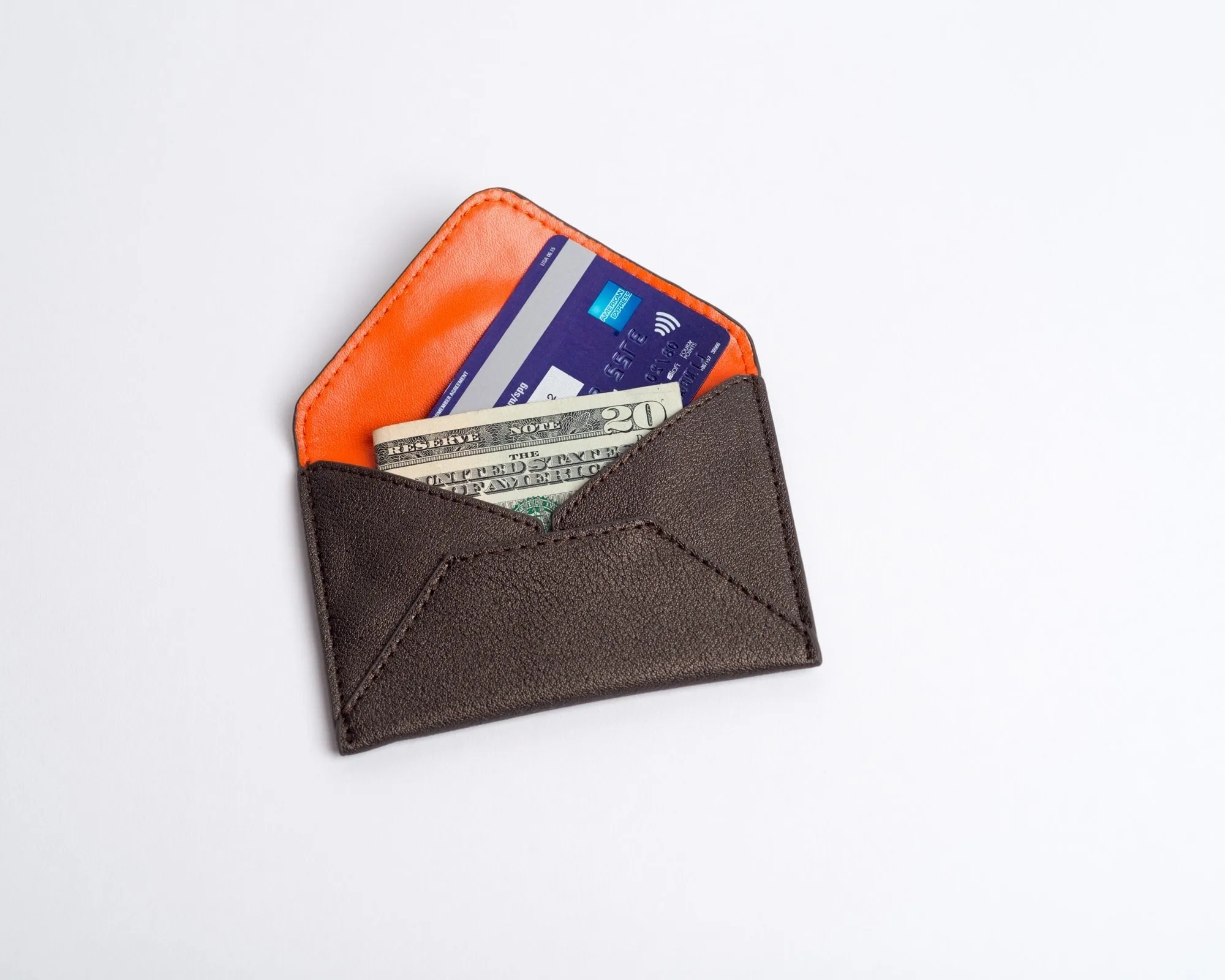 Smith Vegan Card Case: Eco-Chic Style & Compact Organization (Business Cards, Credit Cards, MetroCard, Gifts)