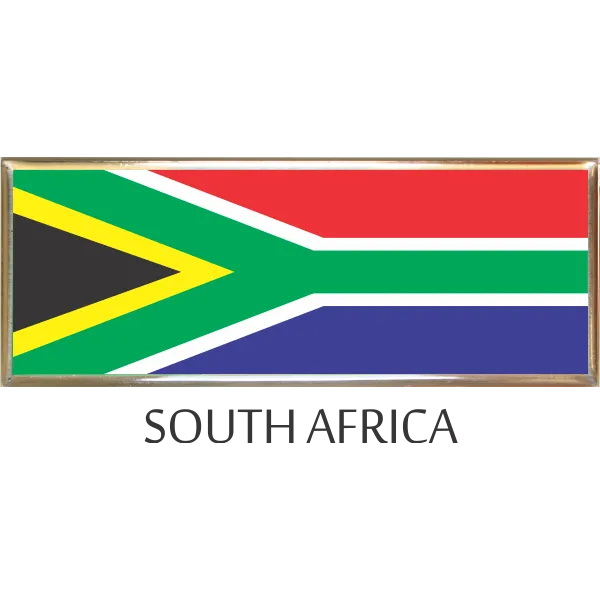 South Africa  Metal Car Badge