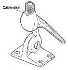 STAINLESS STEEL CUSTOM LOOK FOUR WAY RATCHET MOUNT