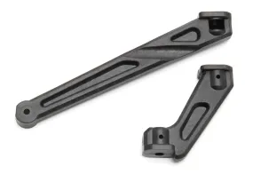 Team Associated RC8B3 Chassis Braces, short (front and rear) (ASS81301)