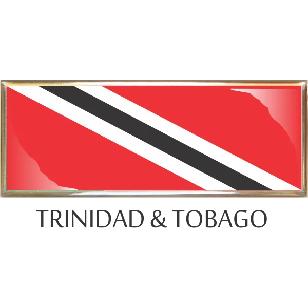 Trinidad and Tobago  Metal Car Badge