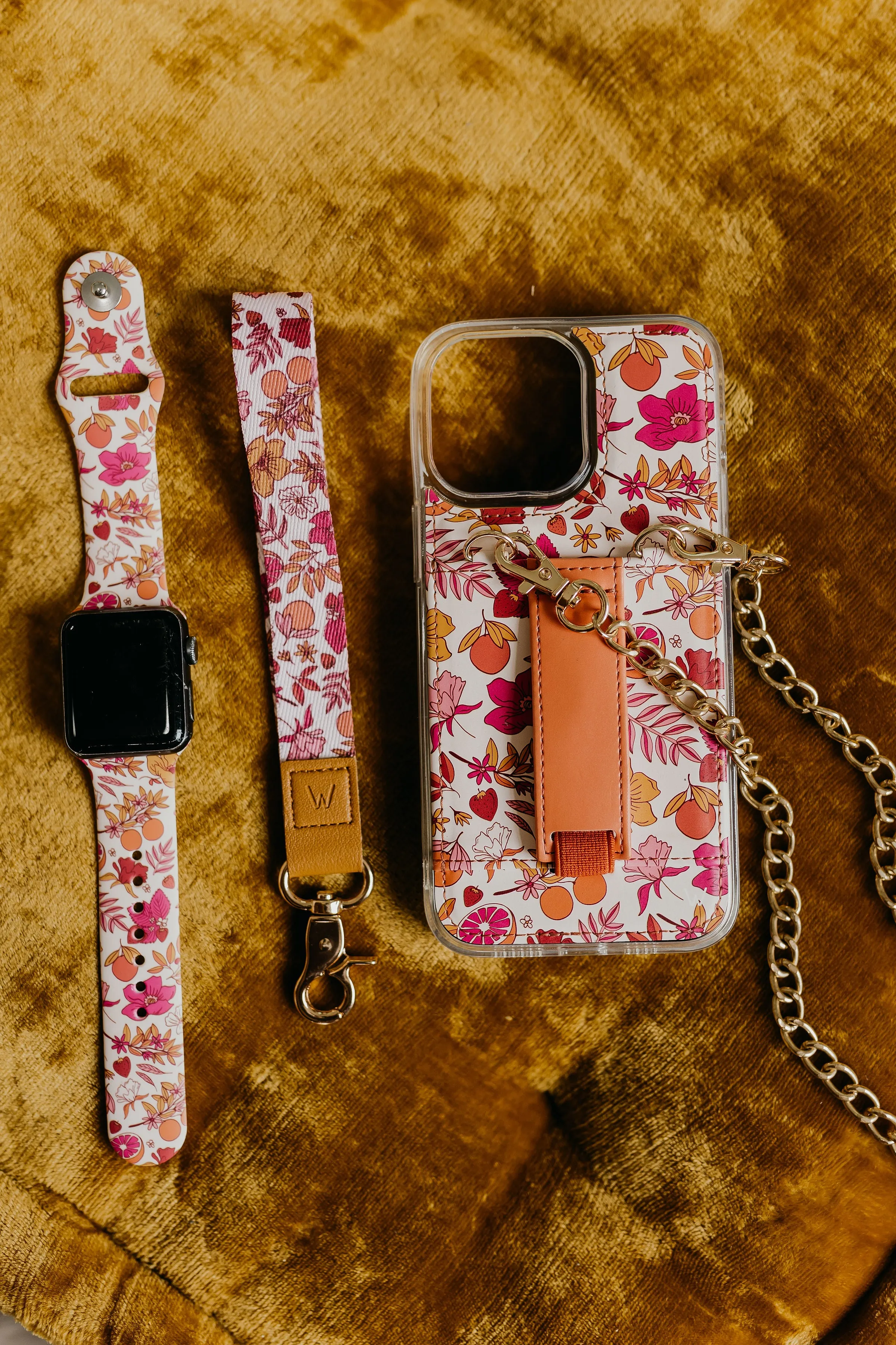 Tropical Floral Purse Case