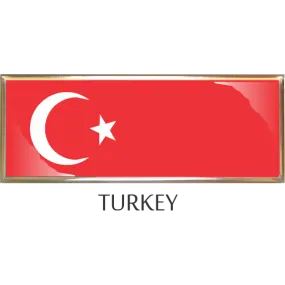 Turkey  Metal Car Badge