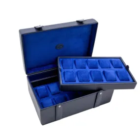 UNDERWOOD (LONDON) - 20-Unit Leather Watch Box  | UN260