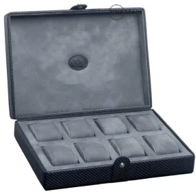 UNDERWOOD (LONDON) - 8-Unit Carbon Watch Box  | UN218/CF