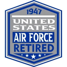 United States Air Force Retired 1947 Sticker