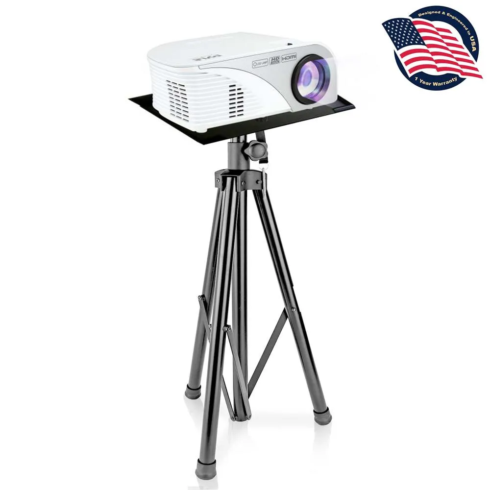 Universal Device Stand - Height Adjustable Tripod Mount (For Projector, Laptop, Notebook, Mixer, Dj Equipment)