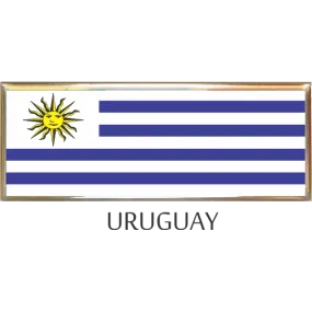 Uruguay  Metal Car Badge