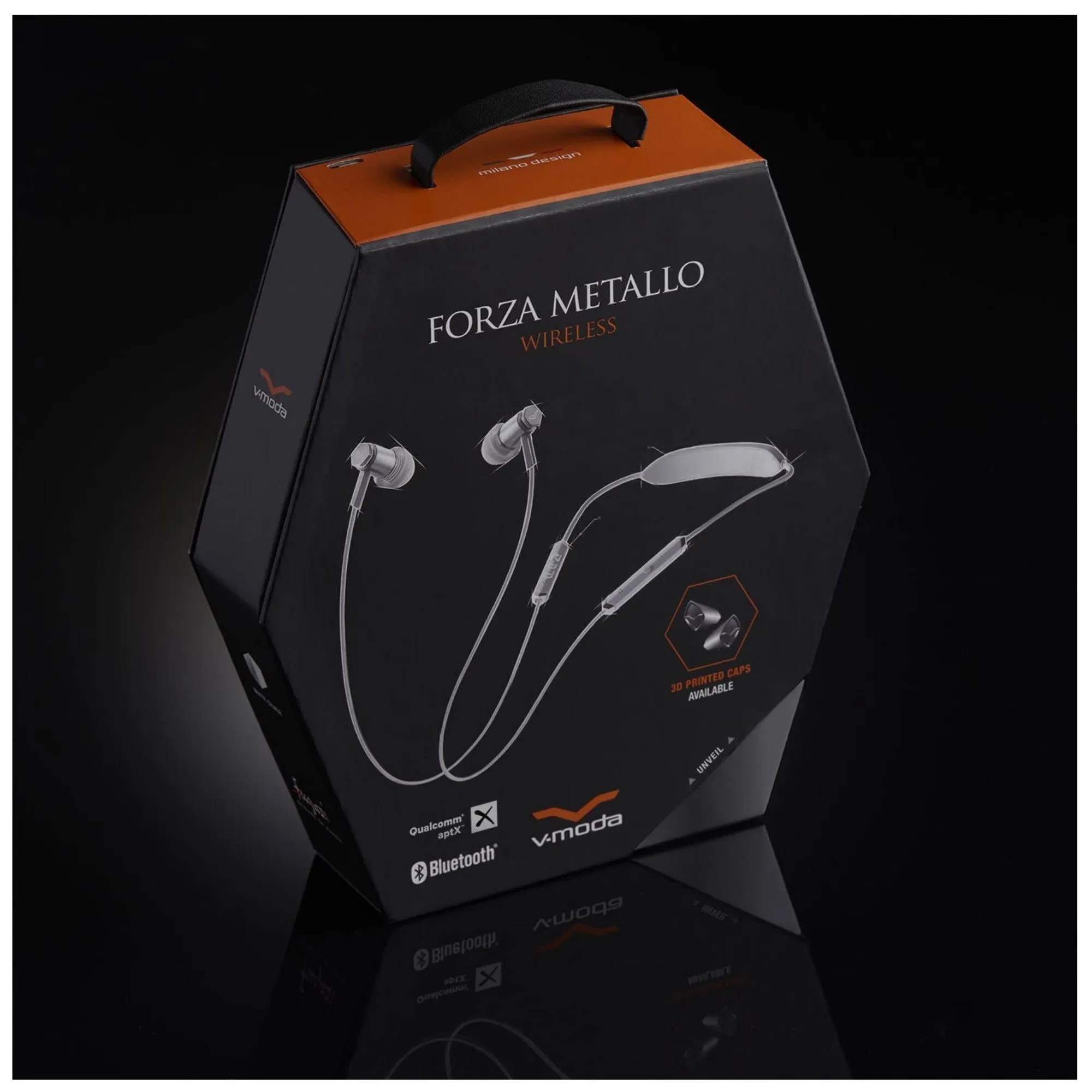 V-Moda Forza Metallo Bluetooth Wireless In-Ear Headphones - Silver