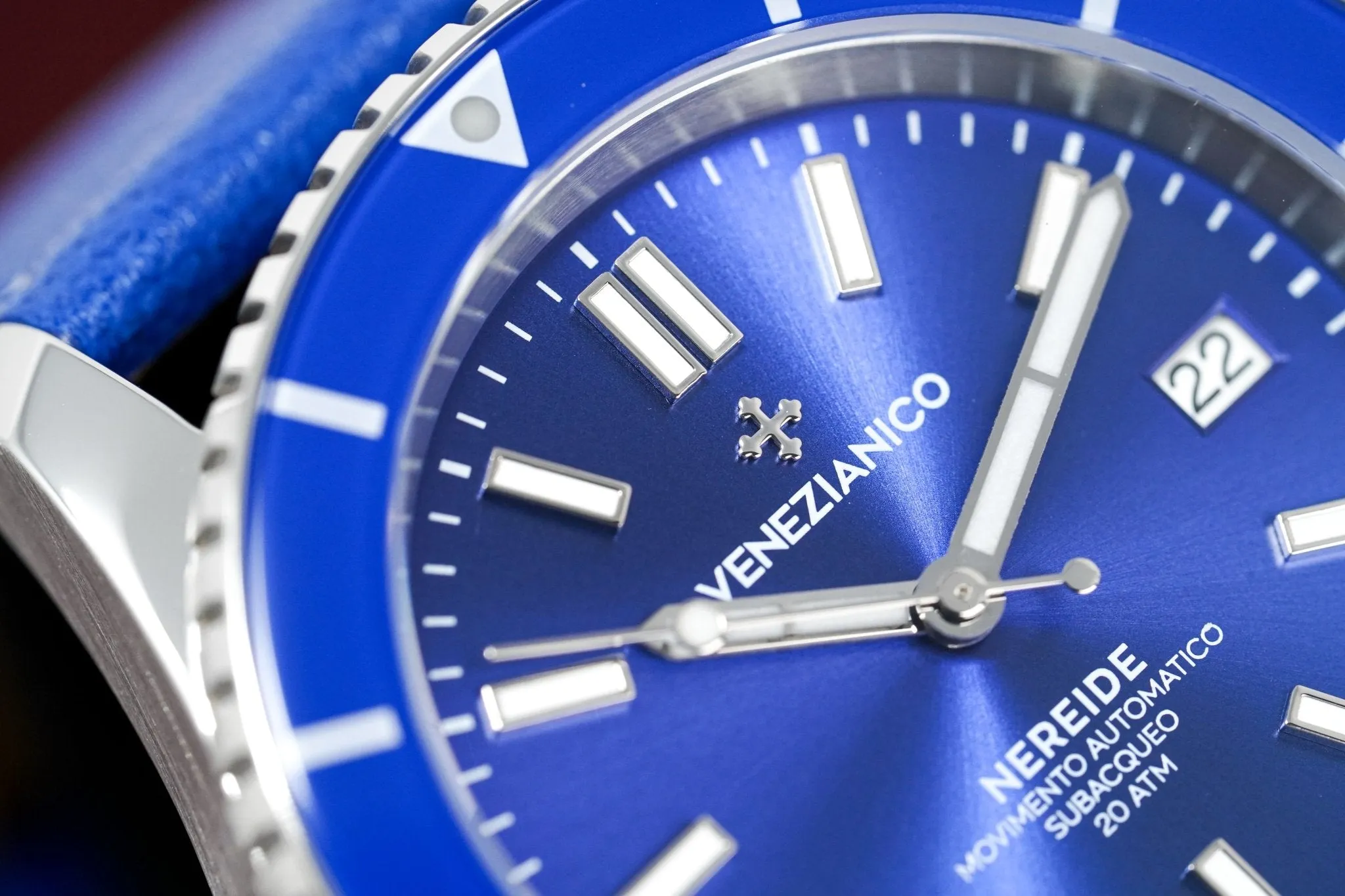 Venezianico Automatic Watch Nereide Blue Leather 3321502