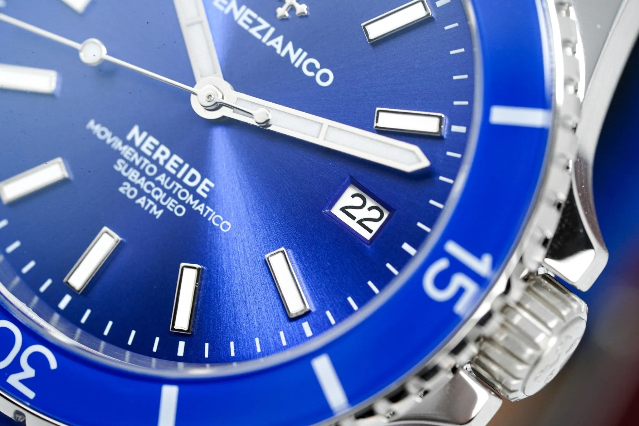 Venezianico Automatic Watch Nereide Blue Leather 3321502