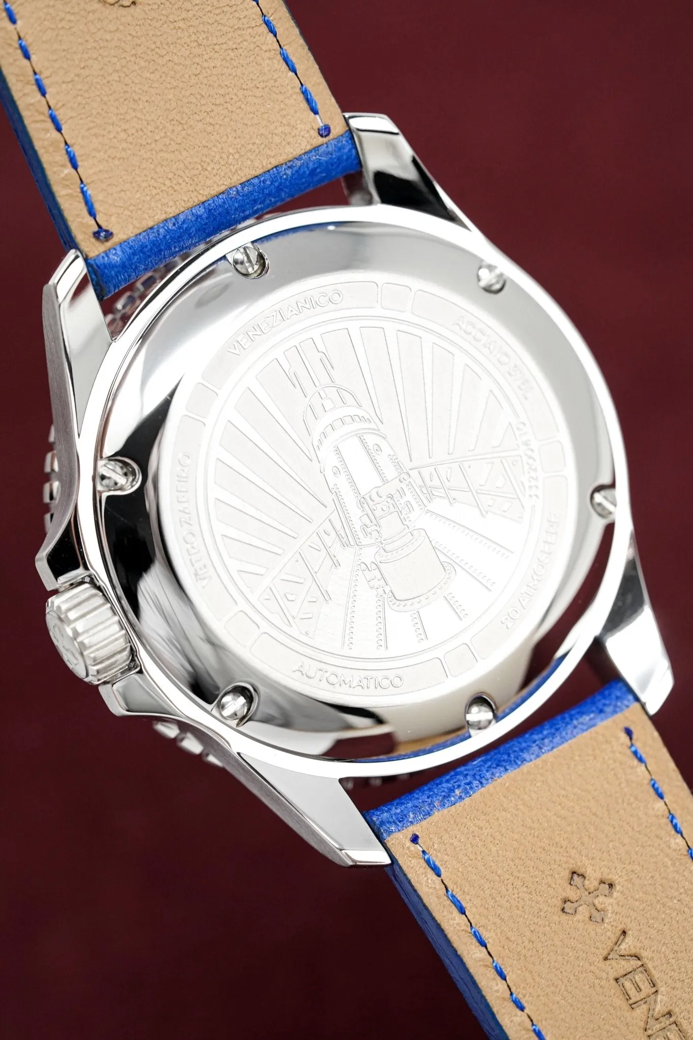 Venezianico Automatic Watch Nereide Blue Leather 3321502