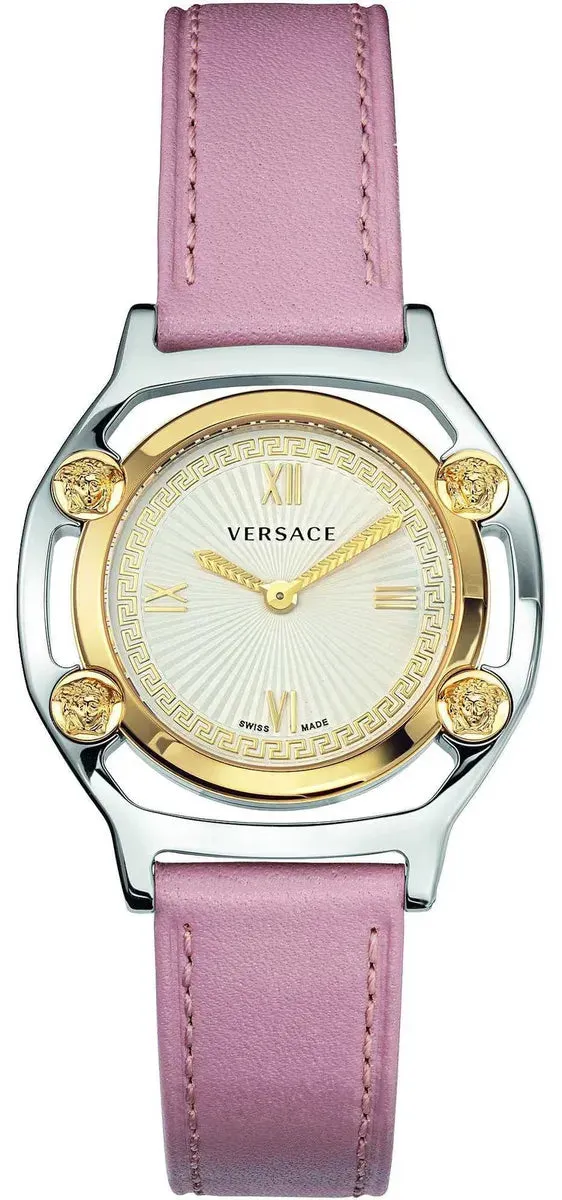 Versace Ladies Watch Medusa Frame Pink VEVF00220