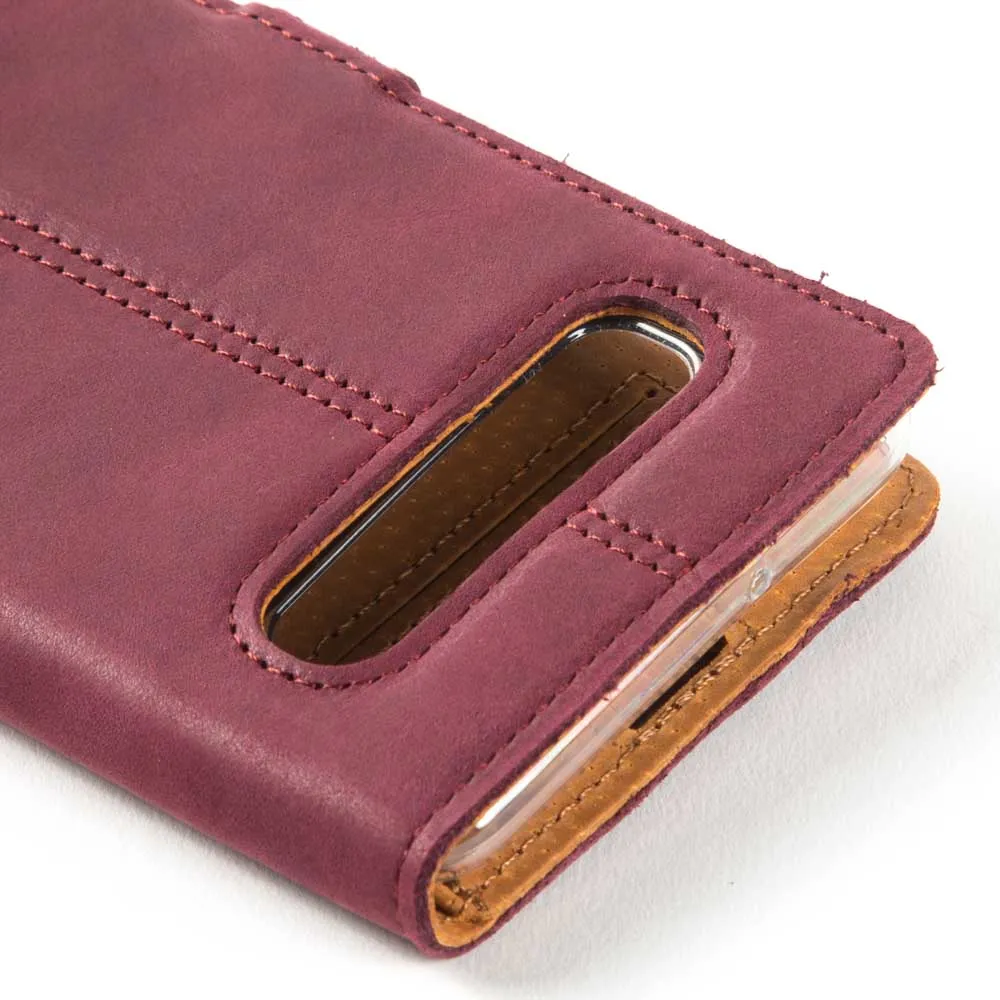 Vintage Leather Wallet - Samsung Galaxy S10