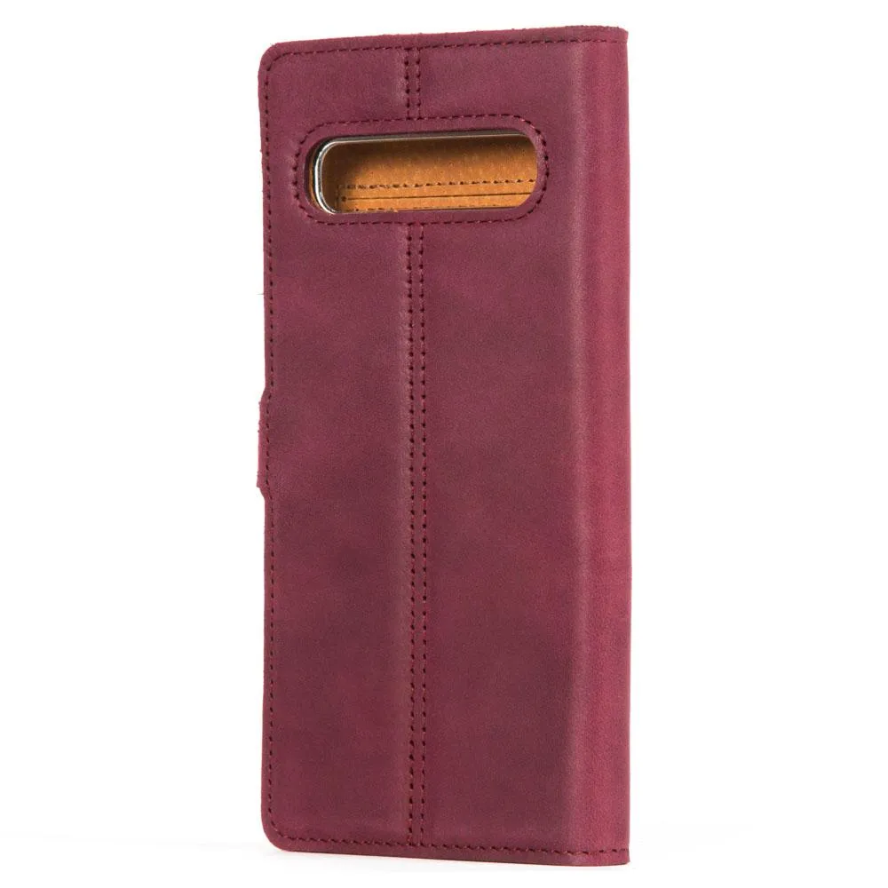 Vintage Leather Wallet - Samsung Galaxy S10