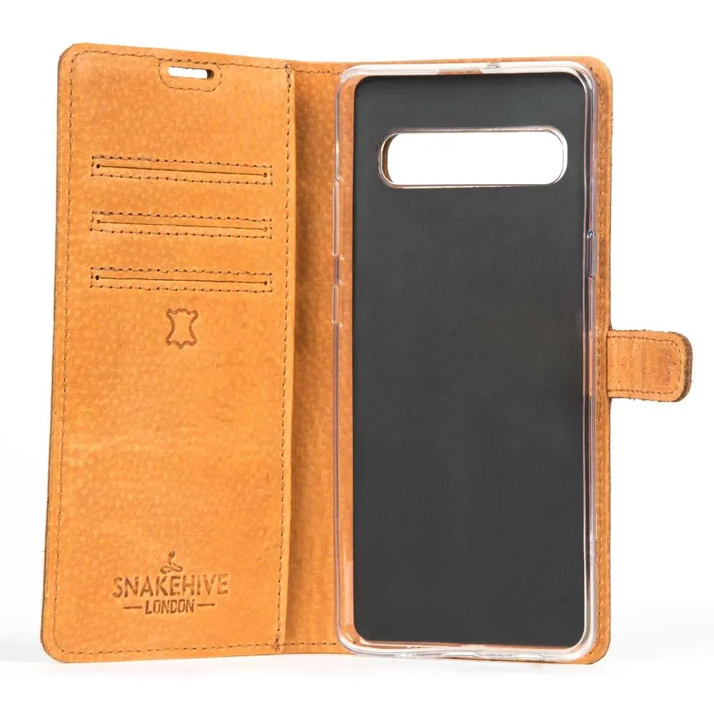 Vintage Leather Wallet - Samsung Galaxy S10