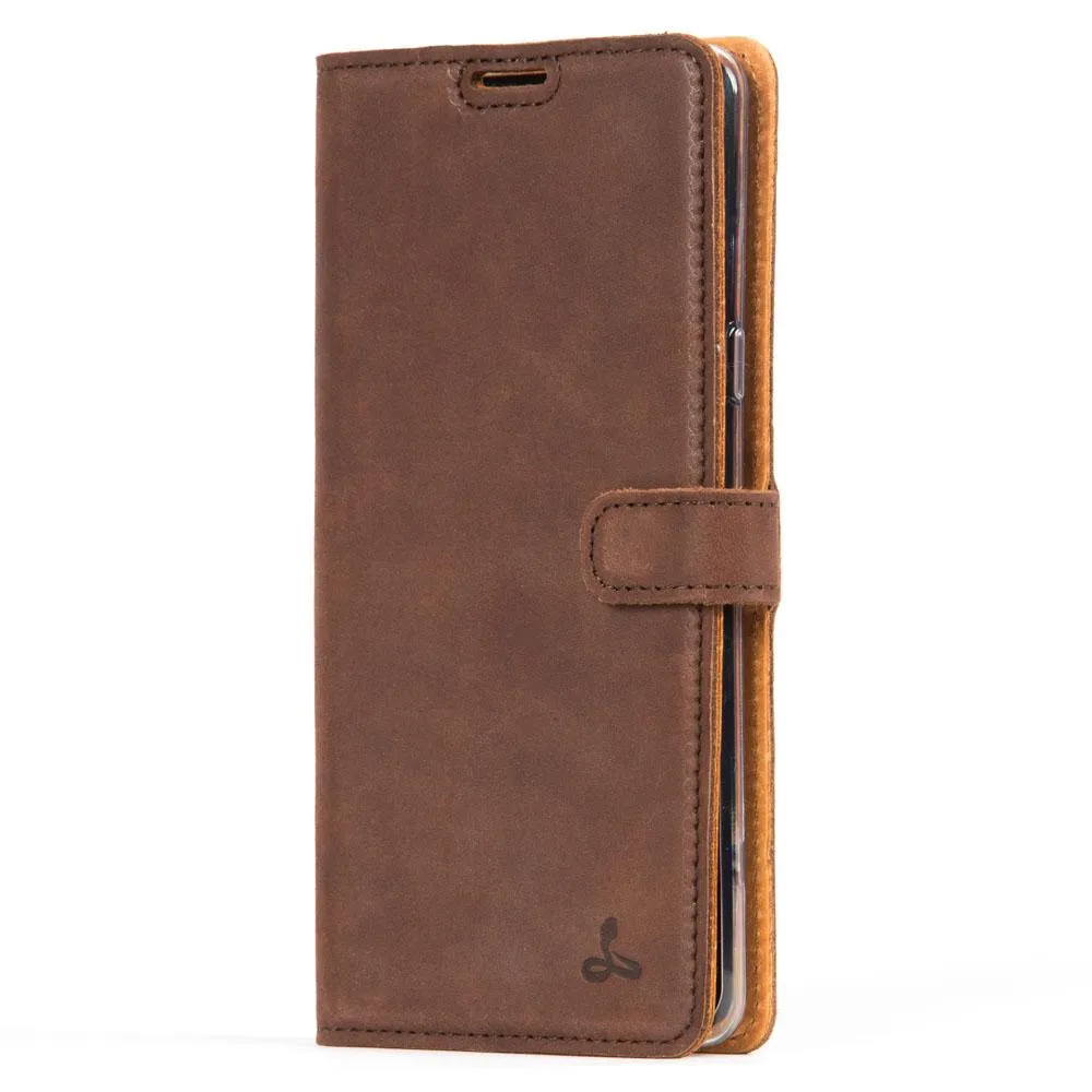 Vintage Leather Wallet - Samsung Galaxy S10