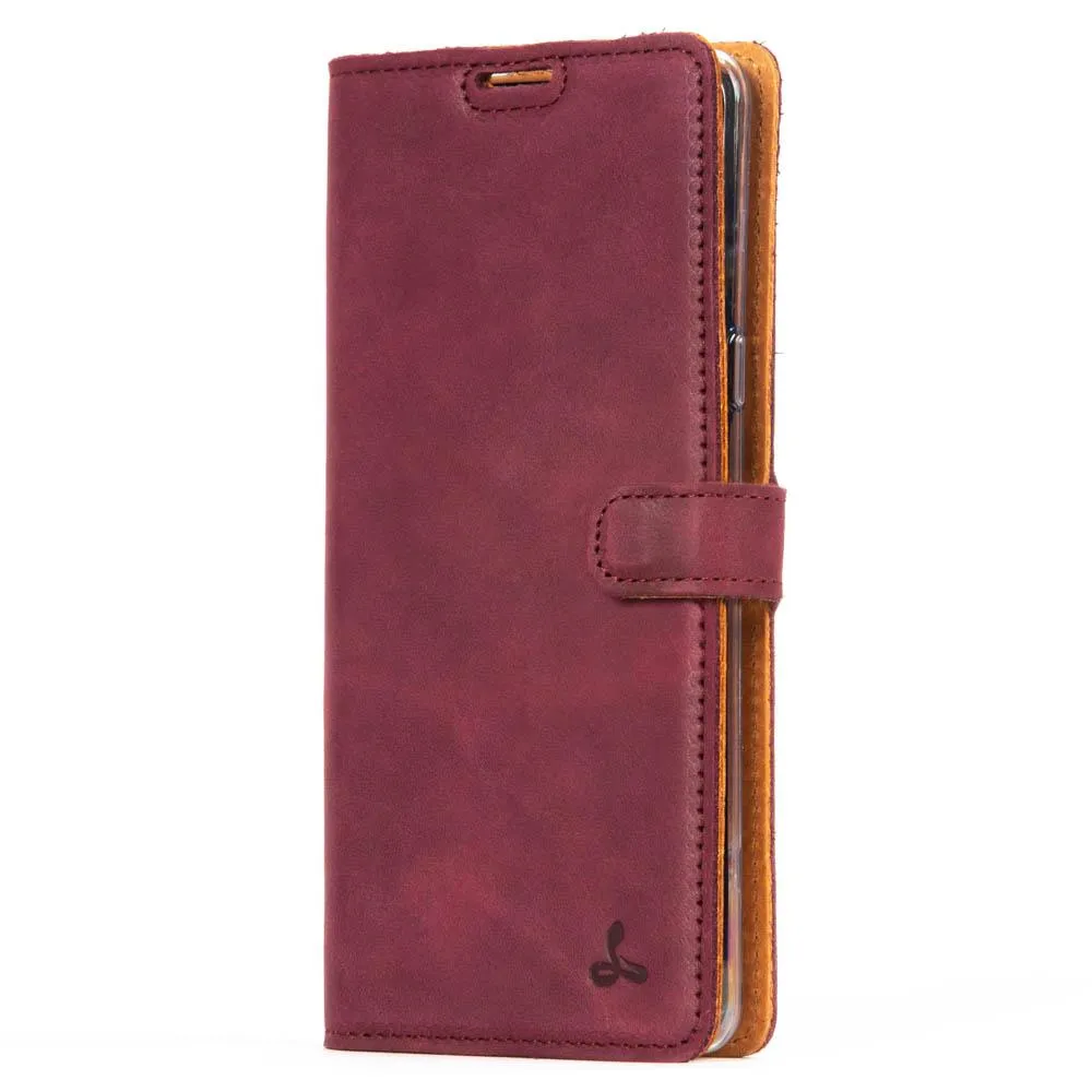 Vintage Leather Wallet - Samsung Galaxy S10