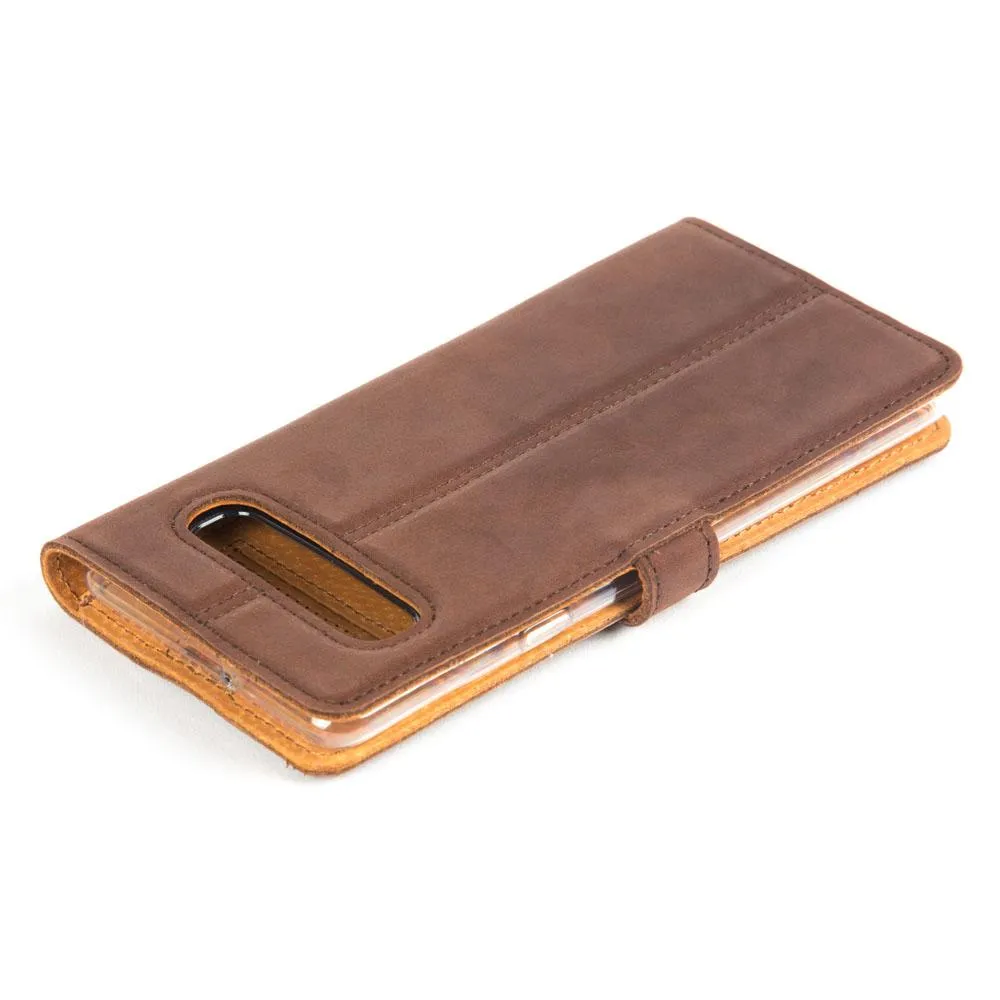 Vintage Leather Wallet - Samsung Galaxy S10