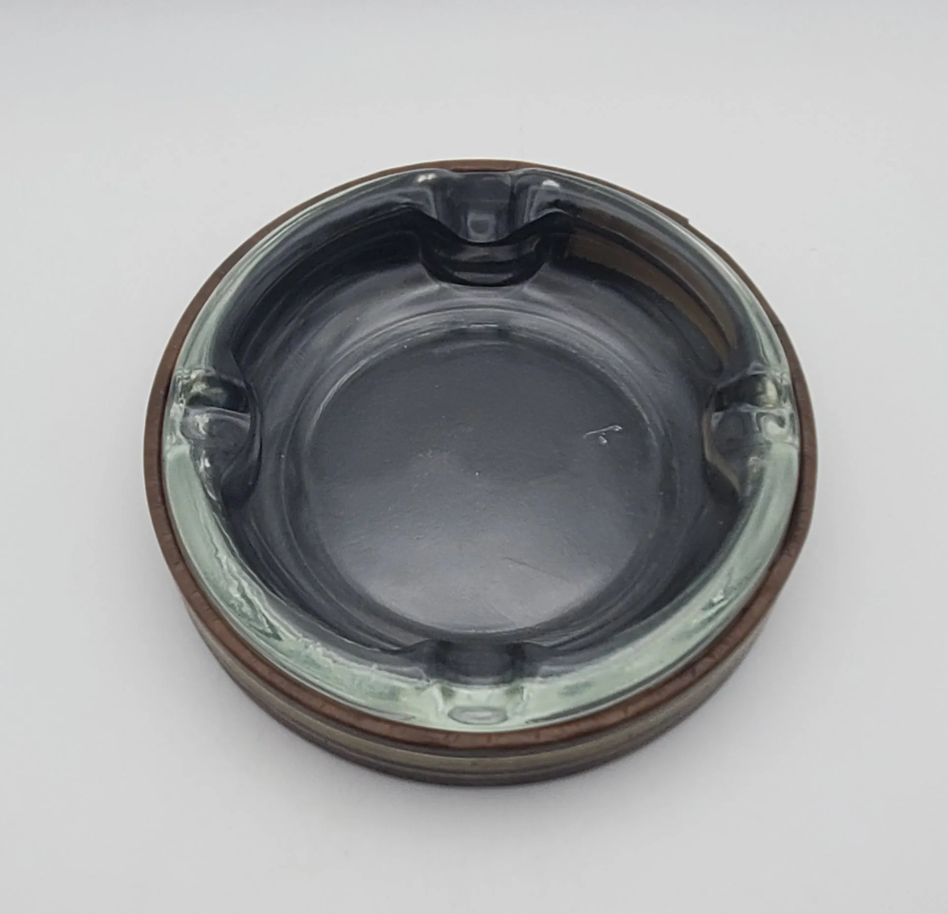 Vintage Mid-Century Glass Ashtray