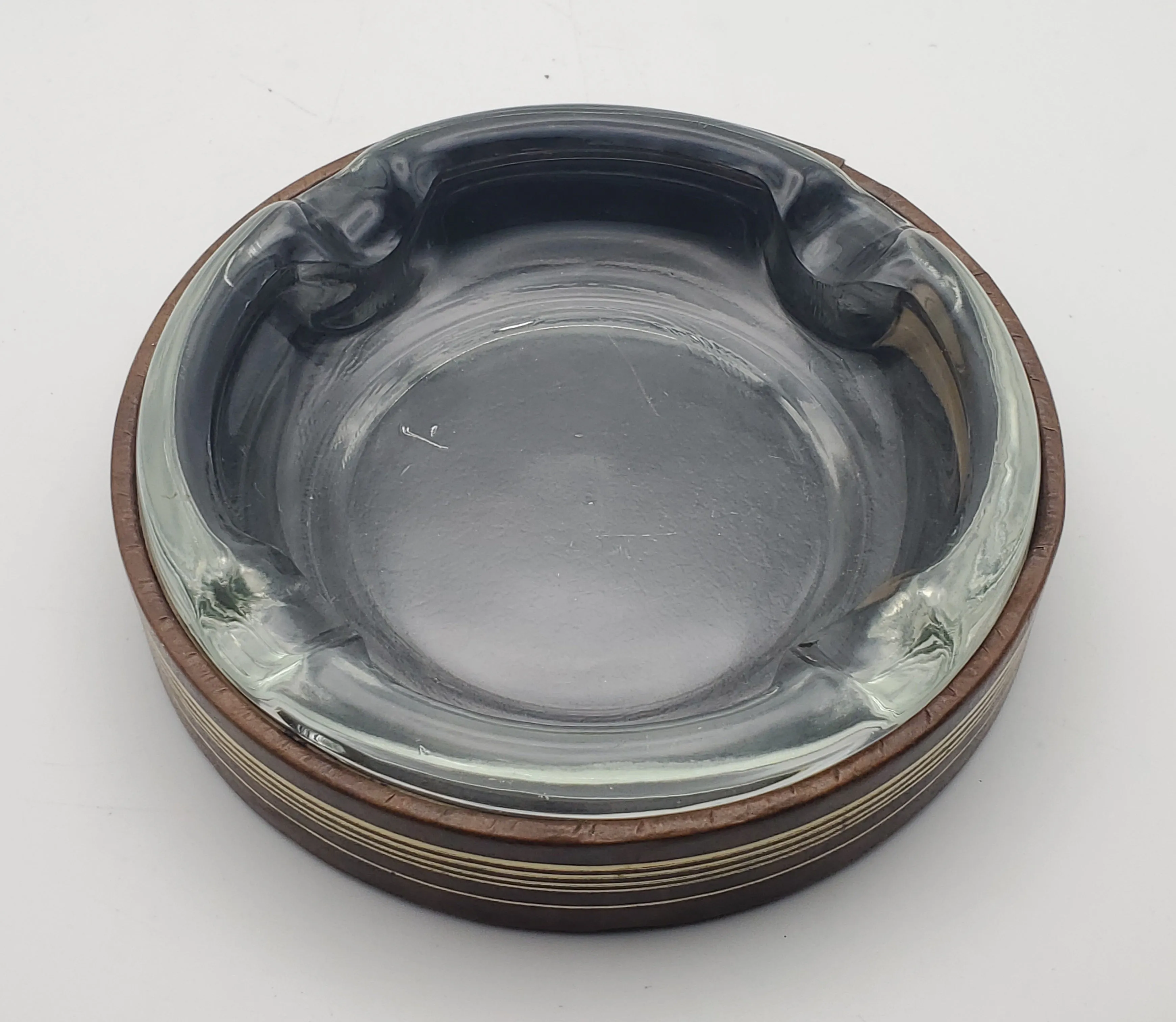 Vintage Mid-Century Glass Ashtray