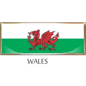 Wales  Metal Car Badge