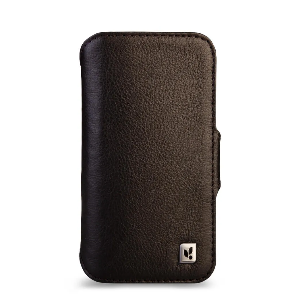 Wallet - iPhone 16 Pro leather case V-Mag